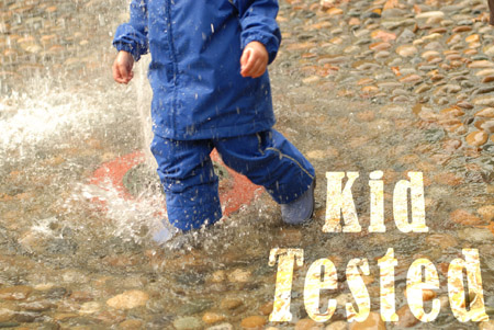 kid-tested - Dallas-James all weather suit.