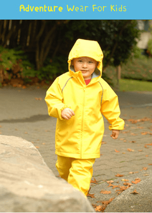 Adventure wear for kids trimmed